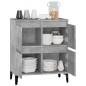 vidaXL Aparador de madera contrachapada gris hormigón 60x35x70 cm vidaXL Aparador de madera contrachapada gris hormigón 60x35x70 cm