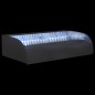 vidaXL Cascada de jardín con LED acero inoxidable 304 60x34x14 cm vidaXL Cascada de jardín con LED acero inoxidable 304 60x34x14 cm