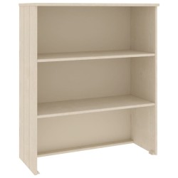 vidaXL Aparador superior HAMAR pino macizo marrón miel 85x35x100 cm