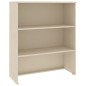 vidaXL Aparador superior HAMAR pino macizo marrón miel 85x35x100 cm vidaXL Aparador superior HAMAR pino macizo marrón miel 85x35x100 cm