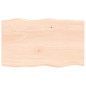 vidaXL Tablero de mesa madera maciza roble borde natural 100x60x2 cm vidaXL Tablero de mesa madera maciza roble borde natural 100x60x2 cm