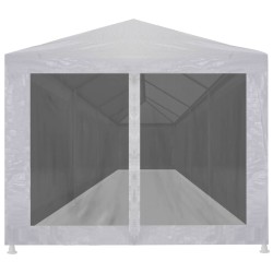 vidaXL Carpa de celebraciones con 10 paredes de malla 12x3 m