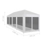 vidaXL Carpa de celebraciones con 10 paredes de malla 12x3 m vidaXL Carpa de celebraciones con 10 paredes de malla 12x3 m
