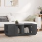 vidaXL Mesa de centro de madera maciza de pino gris 110x50x40 cm vidaXL Mesa de centro de madera maciza de pino gris 110x50x40 cm