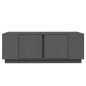 vidaXL Mesa de centro de madera maciza de pino gris 110x50x40 cm vidaXL Mesa de centro de madera maciza de pino gris 110x50x40 cm