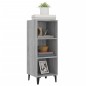 vidaXL Aparador de madera de ingeniería gris Sonoma 34,5x32,5x90 cm vidaXL Aparador de madera de ingeniería gris Sonoma 34,5x32,5x90 cm