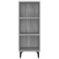 vidaXL Aparador de madera de ingeniería gris Sonoma 34,5x32,5x90 cm vidaXL Aparador de madera de ingeniería gris Sonoma 34,5x32,5x90 cm