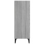 vidaXL Aparador de madera de ingeniería gris Sonoma 34,5x32,5x90 cm vidaXL Aparador de madera de ingeniería gris Sonoma 34,5x32,5x90 cm