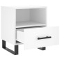 vidaXL Mesitas de noche 2 uds madera ingeniería blanco 40x35x47,5 cm vidaXL Mesitas de noche 2 uds madera ingeniería blanco 40x35x47,5 cm