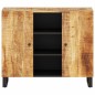 vidaXL Aparador con 2 puertas madera maciza de mango 90x33x75 cm vidaXL Aparador con 2 puertas madera maciza de mango 90x33x75 cm
