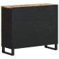 vidaXL Aparador con 2 puertas madera maciza de mango 90x33x75 cm vidaXL Aparador con 2 puertas madera maciza de mango 90x33x75 cm
