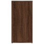 vidaXL Aparador de madera contrachapada marrón roble 100x30x59,5 cm vidaXL Aparador de madera contrachapada marrón roble 100x30x59,5 cm