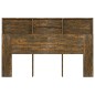vidaXL Mueble cabecero color roble ahumado 160x19x103,5 cm vidaXL Mueble cabecero color roble ahumado 160x19x103,5 cm