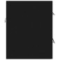 vidaXL Mueble de lavabo madera de ingeniería negro 60x38,5x48 cm