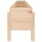 vidaXL Arriate elevado de jardín madera maciza de pino 160x30x38 cm vidaXL Arriate elevado de jardín madera maciza de pino 160x30x38 cm