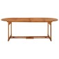 vidaXL Mesa de comedor jardín 220x90x75 cm madera maciza de acacia vidaXL Mesa de comedor jardín 220x90x75 cm madera maciza de acacia
