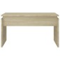 vidaXL Mesa de centro madera contrachapada roble Sonoma 68x50x38 cm vidaXL Mesa de centro madera contrachapada roble Sonoma 68x50x38 cm