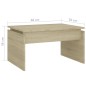 vidaXL Mesa de centro madera contrachapada roble Sonoma 68x50x38 cm vidaXL Mesa de centro madera contrachapada roble Sonoma 68x50x38 cm