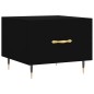vidaXL Mesa de centro madera contrachapada negro 50x50x40 cm vidaXL Mesa de centro madera contrachapada negro 50x50x40 cm
