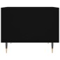 vidaXL Mesa de centro madera contrachapada negro 50x50x40 cm vidaXL Mesa de centro madera contrachapada negro 50x50x40 cm