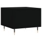 vidaXL Mesa de centro madera contrachapada negro 50x50x40 cm vidaXL Mesa de centro madera contrachapada negro 50x50x40 cm