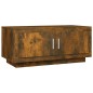 vidaXL Mesa de centro madera contrachapada roble ahumado 102x50x45 cm vidaXL Mesa de centro madera contrachapada roble ahumado 102x50x45 cm