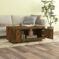 vidaXL Mesa de centro madera contrachapada roble ahumado 102x50x45 cm vidaXL Mesa de centro madera contrachapada roble ahumado 102x50x45 cm