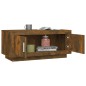 vidaXL Mesa de centro madera contrachapada roble ahumado 102x50x45 cm vidaXL Mesa de centro madera contrachapada roble ahumado 102x50x45 cm