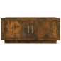 vidaXL Mesa de centro madera contrachapada roble ahumado 102x50x45 cm vidaXL Mesa de centro madera contrachapada roble ahumado 102x50x45 cm