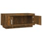 vidaXL Mesa de centro madera contrachapada roble ahumado 102x50x45 cm vidaXL Mesa de centro madera contrachapada roble ahumado 102x50x45 cm