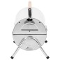vidaXL Barbacoa de carbón de sobremesa acero inoxidable doble parrilla vidaXL Barbacoa de carbón de sobremesa acero inoxidable doble parrilla