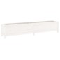 vidaXL Arriate elevado de jardín madera de pino blanco 199,5x40x39 cm vidaXL Arriate elevado de jardín madera de pino blanco 199,5x40x39 cm
