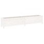 vidaXL Arriate elevado de jardín madera de pino blanco 199,5x40x39 cm vidaXL Arriate elevado de jardín madera de pino blanco 199,5x40x39 cm