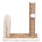 vidaXL Árbol para gatos con cepillo de aseo y poste rascador vidaXL Árbol para gatos con cepillo de aseo y poste rascador