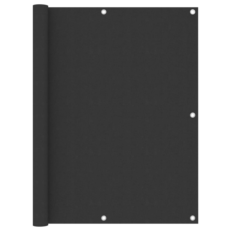 vidaXL Toldo para balcón tela oxford gris antracita 120x400 cm