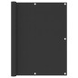 vidaXL Toldo para balcón tela oxford gris antracita 120x400 cm