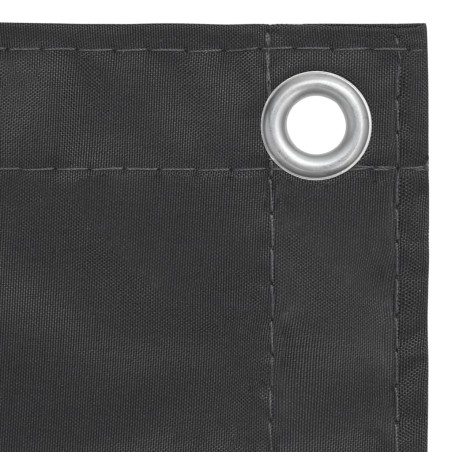 vidaXL Toldo para balcón tela oxford gris antracita 120x400 cm