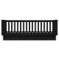 vidaXL Sofá cama de madera maciza de pino negro 80x200 cm vidaXL Sofá cama de madera maciza de pino negro 80x200 cm