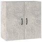 vidaXL Armario de pared madera contrachapada gris hormigón 60x31x60 cm vidaXL Armario de pared madera contrachapada gris hormigón 60x31x60 cm