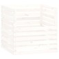 vidaXL Compostador de madera maciza de pino blanco 80x80x78 cm vidaXL Compostador de madera maciza de pino blanco 80x80x78 cm