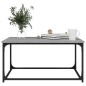 vidaXL Mesa de centro madera y hierro gris Sonoma 80x50x40 cm vidaXL Mesa de centro madera y hierro gris Sonoma 80x50x40 cm