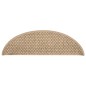 vidaXL Alfombrilla autoadhesiva escalera sisal 15 uds arena 56x17x3 cm vidaXL Alfombrilla autoadhesiva escalera sisal 15 uds arena 56x17x3 cm