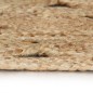 vidaXL Alfombra hecha a mano de yute trenzado 90 cm vidaXL Alfombra hecha a mano de yute trenzado 90 cm