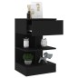 vidaXL Mesitas de noche 2 unidades negro 40x35x50 cm vidaXL Mesitas de noche 2 unidades negro 40x35x50 cm