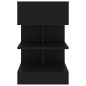 vidaXL Mesitas de noche 2 unidades negro 40x35x50 cm vidaXL Mesitas de noche 2 unidades negro 40x35x50 cm