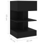 vidaXL Mesitas de noche 2 unidades negro 40x35x50 cm vidaXL Mesitas de noche 2 unidades negro 40x35x50 cm