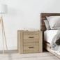 vidaXL Mesita de noche color roble Sonoma 50x39x47 cm
