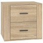 vidaXL Mesita de noche color roble Sonoma 50x39x47 cm