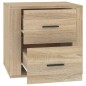 vidaXL Mesita de noche color roble Sonoma 50x39x47 cm