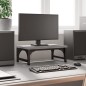 vidaXL Soporte de pantalla madera ingeniería gris Sonoma 37x23x14 cm vidaXL Soporte de pantalla madera ingeniería gris Sonoma 37x23x14 cm